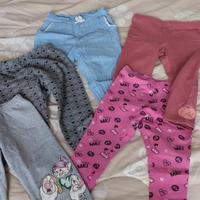 lotto pantaloni bimba