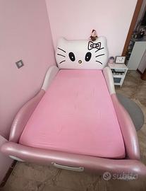  Letto Hello Kitty 190x120 cm con materasso