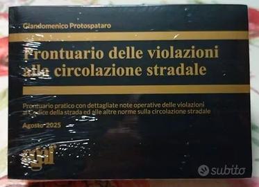Prontuario CdS violazioni stradali, Ed. 2025 Egaf