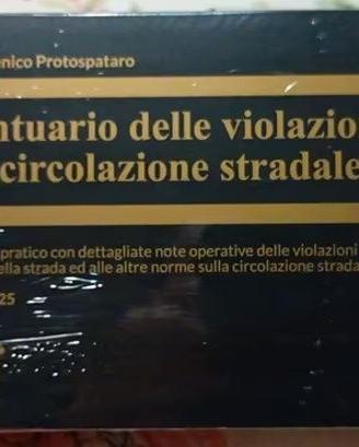 Prontuario CdS violazioni stradali, Ed. 2025 Egaf