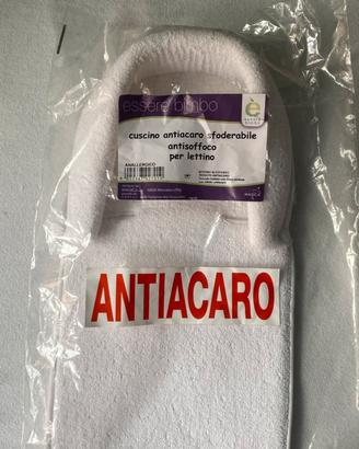 Cuscino anti acaro e anti soffocamento