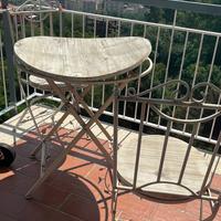 Set da esterni tavolo e sedie