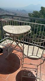 Set da esterni tavolo e sedie