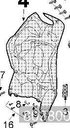 Coperchio interno Peugeot Tweet 125ZG Euro 4