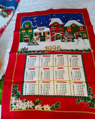 Asciugamani calendario.