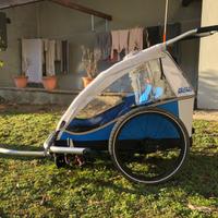 Carrellino rimorchio bici bambini xlc mono croozer