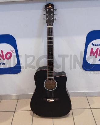 CHITARRA ACUSTICA VANGOA NERA NO ACC