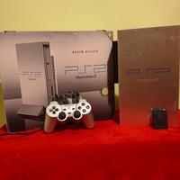 Sony ps2 fat silver con scatola e controller 