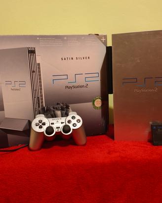 Sony ps2 fat silver con scatola e controller 