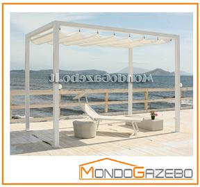 PERGOLA Gazebo 6x4 pergotenda 4x6 fissa solida
