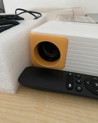 Mini proiettore compatto con telecomando