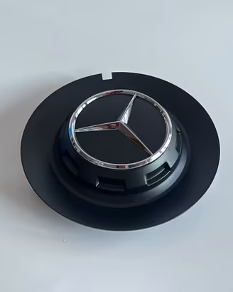 Coprimozzi per mercedes-benz amg nero opaco 146mm