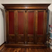 Armadio 4 ante noce classico Banca d’Italia