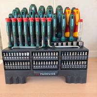 Parkside cacciaviti e inserti 101 pezzi