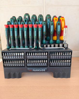 Parkside cacciaviti e inserti 101 pezzi