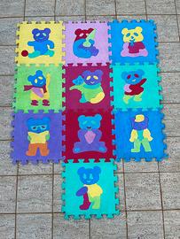 Tappeto puzzle componibile in schiuma EVA impermea