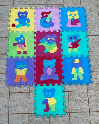 Tappeto puzzle componibile in schiuma EVA impermea