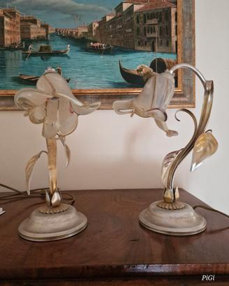 Lampade da tavolo in vetro di murano