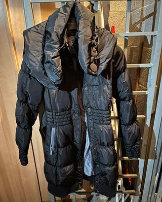 Piumino lungo Silvian Heach nero donna taglia XS