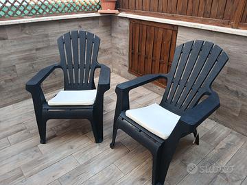 Due Sedie/Sdraio con cuscini