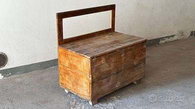 Cassapanca arte povera