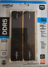 RAM DDR5 NUOVA-CRUCIAL PRO 32GB (2x16GB) 6000MHz