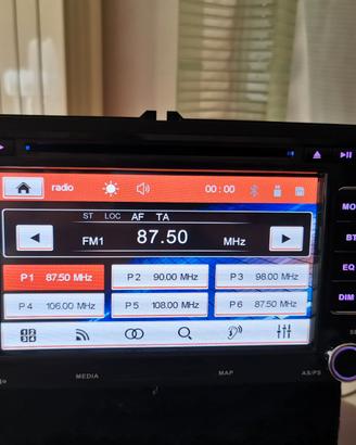 autoradio 2 din specifica per vw