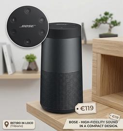 🔊 Cassa Bluetooth Bose - Nera