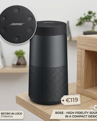 🔊 Cassa Bluetooth Bose - Nera
