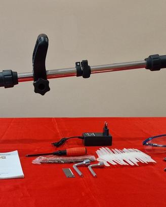 tagliabordi con accessori e 1 batteria da 2000mah