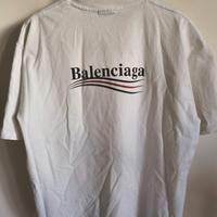 T-shirt Balenciaga originale – logo fronte/retro