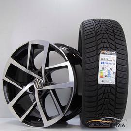 Cerchi in lega 18 per golf 8 con gomme invernali