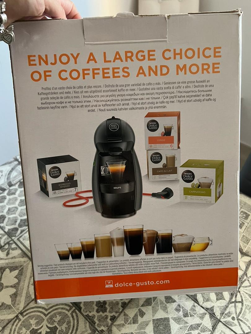 macchina da caffè KRUPS PICCOLO KP100B10 NESCAFè NESTLè DOLCE GUSTO  ANTRACITE (usata)