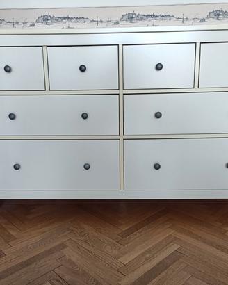 Cassettiera bianca linea Hemnes
