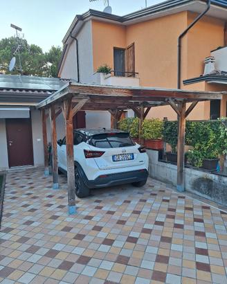 TETTOIA IN LEGNO PER POSTO AUTO