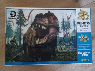 Puzzle 3d 500 pezzi Tirannosauro