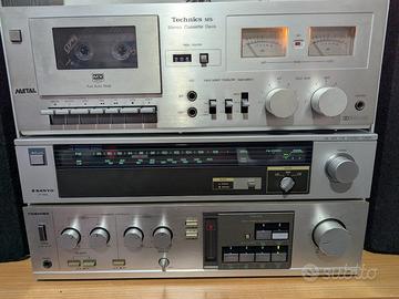 HIFI VINTAGE TOSHIBA - TECHNICS - SANYO - SANYO