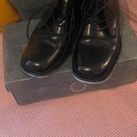 Scarpe stringate nere in pelle – tg 40