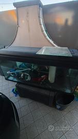 acquario 200 litri completo di mobile 