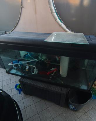 acquario 200 litri completo di mobile 
