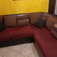 Divano Etnico 2 posti con penisola destra