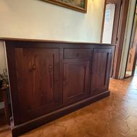 Credenza arte povera in legno massello
