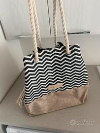 Borsa mare a righe