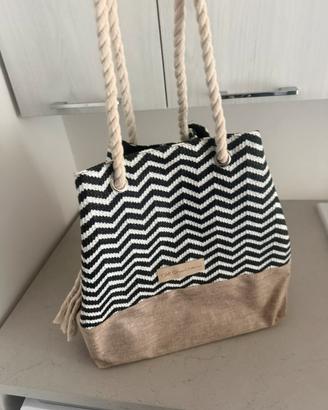 Borsa mare a righe