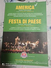 Spartito musicale per bande. 