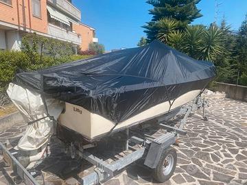 Tutto in blocco: barca-motore-carrello.