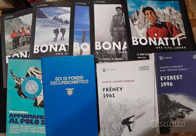40  libri alpinismo montagna cai natura bonatti