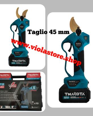 Forbice cesoia da potatura a Batteria 45mm Makota 