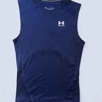 Under Armour HeatGear Compression Tank Blue L