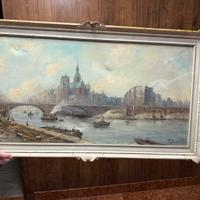 Dipinto su tela di giuseppe Viganó